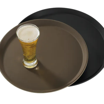 Top Selling Food Grade Hotel Restaurant Coffee Bar Serving Non-slip Trays   Non-slip Tray with Texture Surface